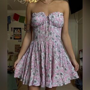 Skylar + Madison Pink Floral Mini Dress